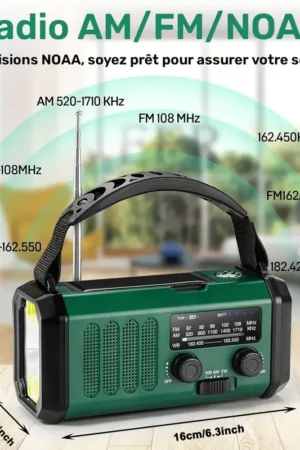 Radio d'urgence 10000mAh