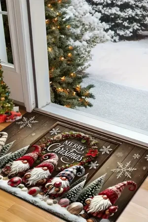 Tapis de porte sur le thème de Noël