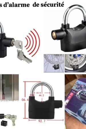 Cadenas d'alarme de haute Sécurité