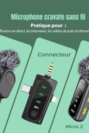 Microphones cravates sans fil