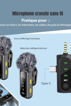 Microphones cravates sans fil