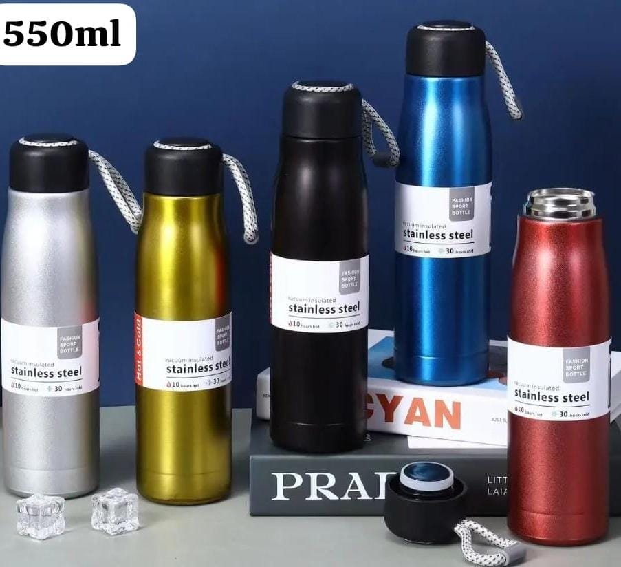 Gourde thermos à corde 550ml